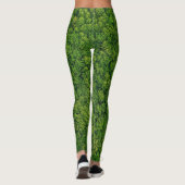 Luftwaldansicht, oberste Ansicht, kopierender Raum Leggings (Rückseite)