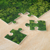Luftwaldansicht, oberste Ansicht, kopierender Raum Puzzle (Seite)