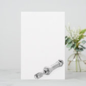 Luftzylinder Briefpapier (Stehend Vorderseite)