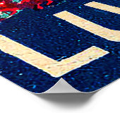 Luganersee, Schweiz, Hotelterrasse Aussicht Poster (Ecke)