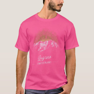 Lugano Berge Schweiz Wandern Outdoor Vinta T-Shirt