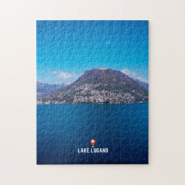 Lugano Gestern und Heute Puzzle