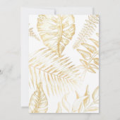 Lugano Lux Peacocks Einladung (Rückseite)