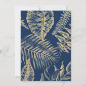 Lugano Lux Peacocks Einladung (Rückseite)