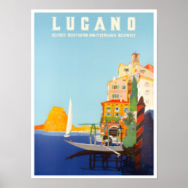 Lugano - Schweiz Kulturpass Poster