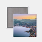 Lugano Schweiz Magnet (Vorderseite/Rückseite)