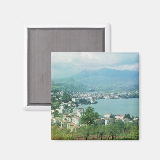 Lugano Schweiz Magnet (Vorderseite/Rückseite)