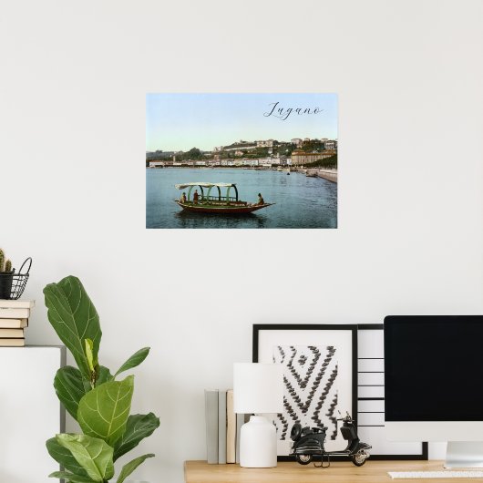 Lugano, Schweiz Poster (Heimbüro)