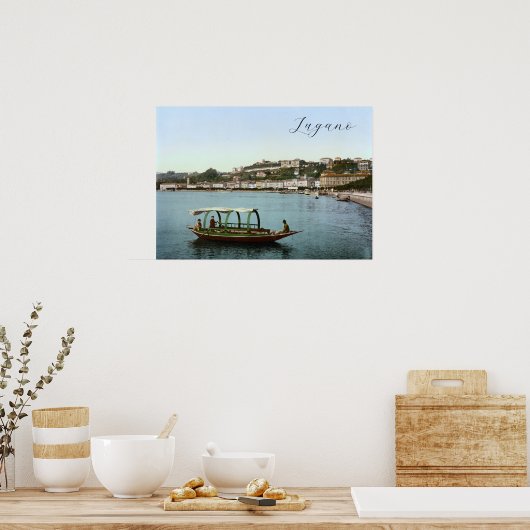 Lugano, Schweiz Poster (Küche)