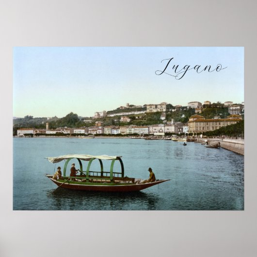 Lugano, Schweiz Poster (Vorne)