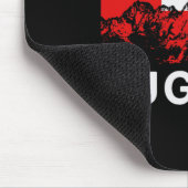 Lugano Schweiz Schweizer Flagge Mousepad (Ecke)
