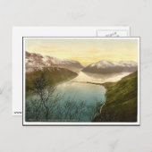 Lugano, Straße und Brücke nach Melide, Tessin, Sch Postkarte (Vorne/Hinten)