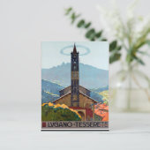 Lugano Tesserete, Dorfkirche, Schweiz Postkarte (Stehend Vorderseite)