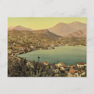 Lugano, von San Salvatore, Tessin, Schweiz vi Postkarte