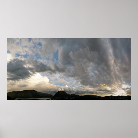 Lugano vor dem Sturm Poster (Vorne)