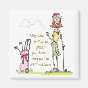 Lüge in den grünen Weiden Magnet