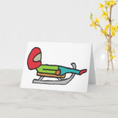 Luge Karte (Gelbe Blume)