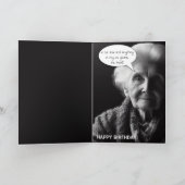Lüge über dein Alter glücklich Geburtstag Karte (Innenseite)