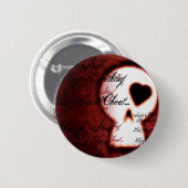 Lüge wie ein Politiker-Knopf Button (Vorne & Hinten)