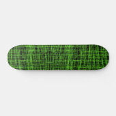 Lügen-Detektor-abstraktes Digital-Fraktal Skateboard (Horizontal)