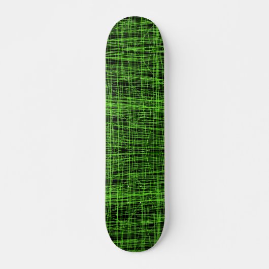Lügen-Detektor-abstraktes Digital-Fraktal Skateboard (Vorne)