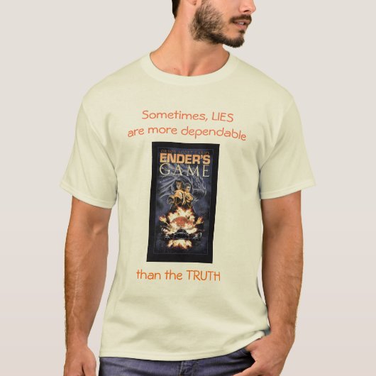 Lügen zuverlässiger T-Shirt (Vorderseite)