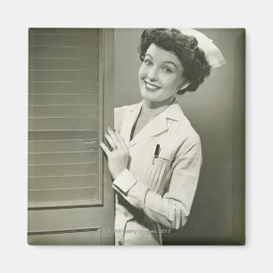 Lugende Krankenschwester Magnet
