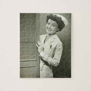 Lugende Krankenschwester Puzzle