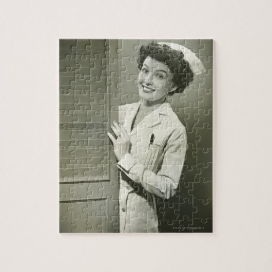 Lugende Krankenschwester Puzzle (Vertikal)