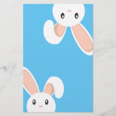 Lugender Osterhase Briefpapier (Vorderseite)
