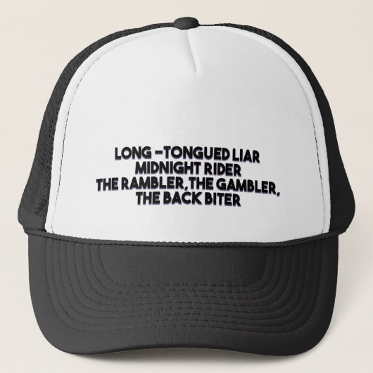 Lügenmaul Truckerkappe (Vorderseite)