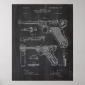 Luger Pistol Parabellum Patent Poster (Vorne)