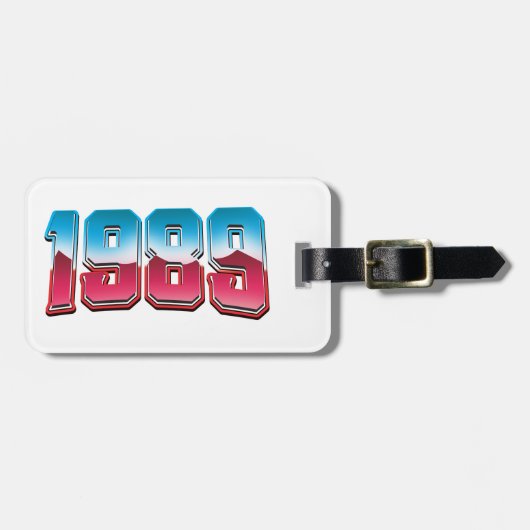 LUGGAGE TAG 1988 GEPÄCKANHÄNGER (Vorderseite horizontal)