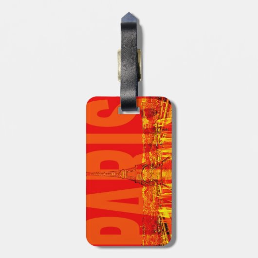 Luggage Tag Gepäckanhänger (Rückseite vertikal)