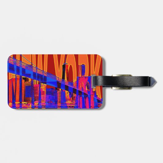 Luggage Tag Gepäckanhänger (Rückseite horizontal)