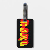 Luggage Tag Gepäckanhänger (Rückseite vertikal)