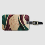 Luggage tag in stylish graphic gepäckanhänger (Vorderseite (Horizontal))