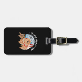 LUGGAGE TAG - SCHWARZE GEPÄCKTAG MIT LOGO 2025 GEPÄCKANHÄNGER