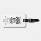 Luggage Tag - Style B (Personalized) Gepäckanhänger (Vorderseite horizontal)