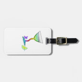LUGGAGE TAGS - BUTTERFLY MARTINI GEPÄCKANHÄNGER (Vorderseite horizontal)