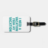 Luggage tags funny, funny quote gepäckanhänger (Vorderseite horizontal)