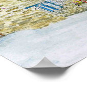 'Lugger Inn (Polruan)' Poster (Ecke)