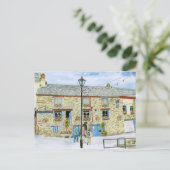 'Lugger Inn (Polruan)' Postkarte (Stehend Vorderseite)