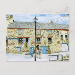 'Lugger Inn (Polruan)' Postkarte