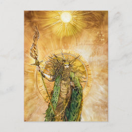 Lugh Celtic God of Light Postkarte