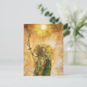 Lugh Celtic God of Light Postkarte (Stehend Vorderseite)