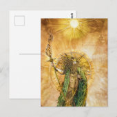 Lugh Celtic God of Light Postkarte (Vorne/Hinten)