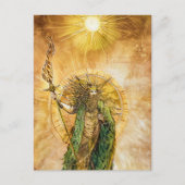 Lugh Celtic God of Light Postkarte (Vorderseite)