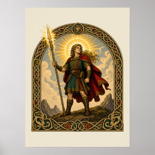 Lugh mit dem langen Arm Poster