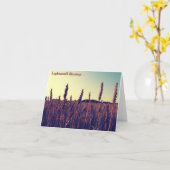 Lughnasadh Blank Faltenkarte Karte (Gelbe Blume)